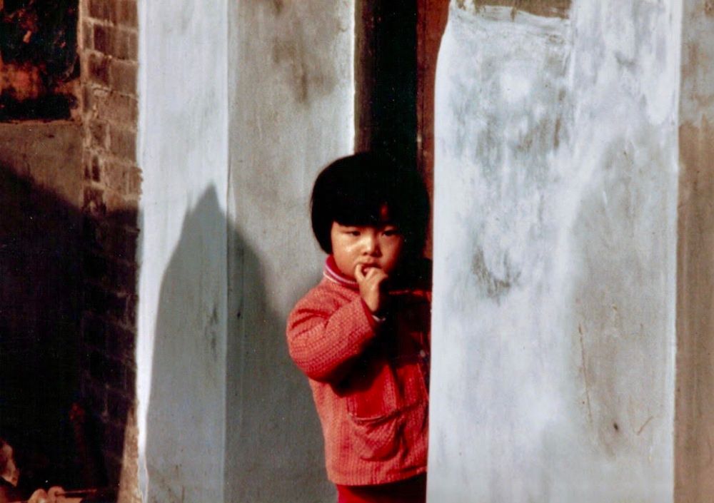 mongolian red coat child